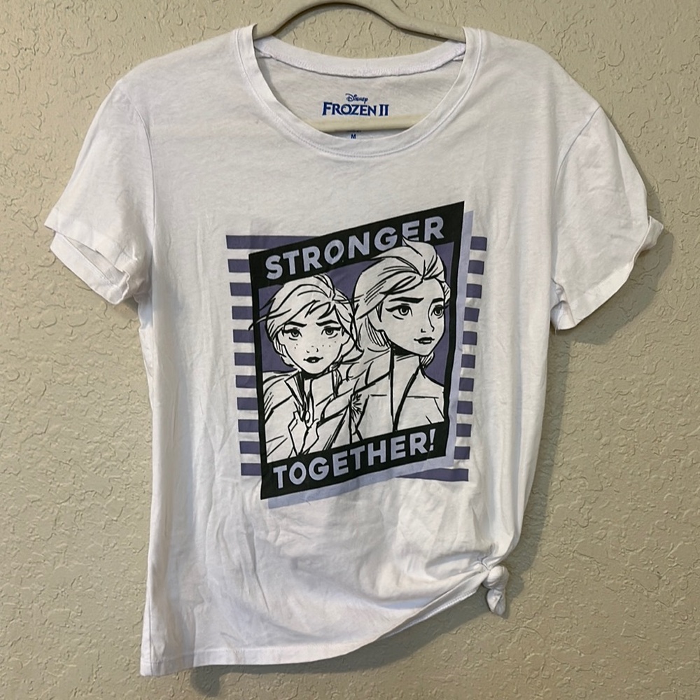 Disney Frozen II White Graphic Tee r